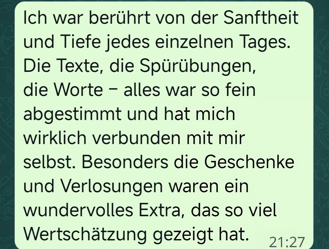 WhatsApp Nachricht Elisabeth